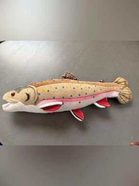 2002 Cabin Critters Spotted Brown River Trout Fish Plush 16" Stuffed Animal